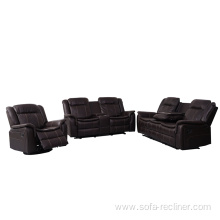 High Quality Leather 3+2+1 Seat Recliner Sofa